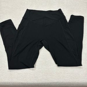 Crossover Waistband Workout Leggings